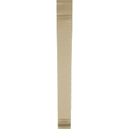 Ekena Millwork - BKTUR035X24X32THR01RCPR - Timberthane Faux Wood Thorton Style Bracket, Traditional Ends, 3 1/2"W x 24"D x 32"H, Primed Tan