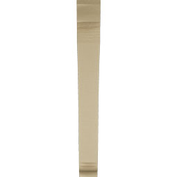 Ekena Millwork - BKTUR035X26X30THR01RCPR - Timberthane Faux Wood Thorton Style Bracket, Traditional Ends, 3 1/2"W x 26"D x 30"H, Primed Tan