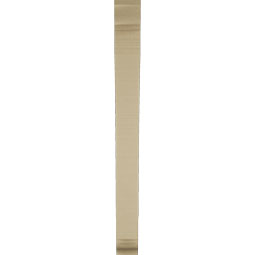 Ekena Millwork - BKTUR035X26X38THR01RCPR - Timberthane Faux Wood Thorton Style Bracket, Traditional Ends, 3 1/2"W x 26"D x 38"H, Primed Tan