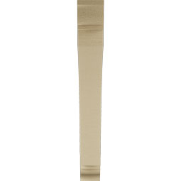 Ekena Millwork - BKTUR035X28X28THR01RCPR - Timberthane Faux Wood Thorton Style Bracket, Traditional Ends, 3 1/2"W x 28"D x 28"H, Primed Tan