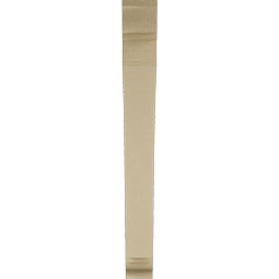 Ekena Millwork - BKTUR035X28X32THR01RCPR - Timberthane Faux Wood Thorton Style Bracket, Traditional Ends, 3 1/2"W x 28"D x 32"H, Primed Tan