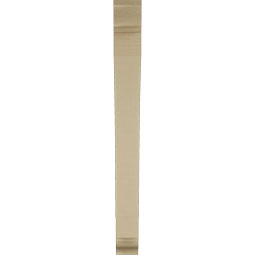 Ekena Millwork - BKTUR035X28X36THR01RCPR - Timberthane Faux Wood Thorton Style Bracket, Traditional Ends, 3 1/2"W x 28"D x 36"H, Primed Tan