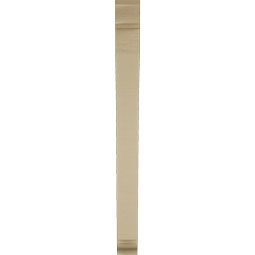 Ekena Millwork - BKTUR035X28X40THR01RCPR - Timberthane Faux Wood Thorton Style Bracket, Traditional Ends, 3 1/2"W x 28"D x 40"H, Primed Tan