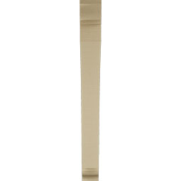 Ekena Millwork - BKTUR035X30X34THR01RCPR - Timberthane Faux Wood Thorton Style Bracket, Traditional Ends, 3 1/2"W x 30"D x 34"H, Primed Tan