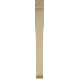 Ekena Millwork - BKTUR035X30X36THR01RCPR - Timberthane Faux Wood Thorton Style Bracket, Traditional Ends, 3 1/2"W x 30"D x 36"H, Primed Tan