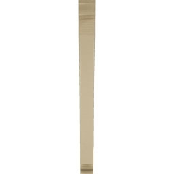 Ekena Millwork - BKTUR035X30X42THR01RCPR - Timberthane Faux Wood Thorton Style Bracket, Traditional Ends, 3 1/2"W x 30"D x 42"H, Primed Tan