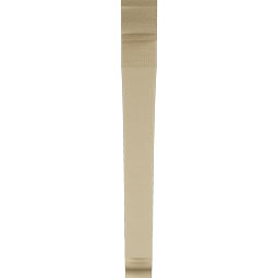 Ekena Millwork - BKTUR035X32X32THR01RCPR - Timberthane Faux Wood Thorton Style Bracket, Traditional Ends, 3 1/2"W x 32"D x 32"H, Primed Tan