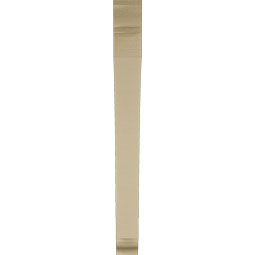 Ekena Millwork - BKTUR035X32X36THR01RCPR - Timberthane Faux Wood Thorton Style Bracket, Traditional Ends, 3 1/2"W x 32"D x 36"H, Primed Tan