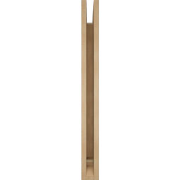 Ekena Millwork - BKTUR035X32X36THR01RCPR - Timberthane Faux Wood Thorton Style Bracket, Traditional Ends, 3 1/2"W x 32"D x 36"H, Primed Tan