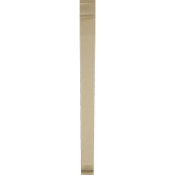 Ekena Millwork - BKTUR035X32X44THR01RCPR - Timberthane Faux Wood Thorton Style Bracket, Traditional Ends, 3 1/2"W x 32"D x 44"H, Primed Tan