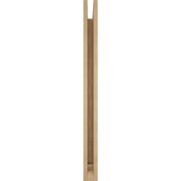 Ekena Millwork - BKTUR035X32X44THR01RCPR - Timberthane Faux Wood Thorton Style Bracket, Traditional Ends, 3 1/2"W x 32"D x 44"H, Primed Tan