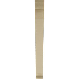 Ekena Millwork - BKTUR035X34X34THR01RCPR - Timberthane Faux Wood Thorton Style Bracket, Traditional Ends, 3 1/2"W x 34"D x 34"H, Primed Tan