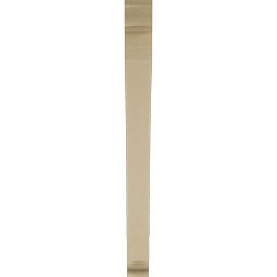Ekena Millwork - BKTUR035X34X40THR01RCPR - Timberthane Faux Wood Thorton Style Bracket, Traditional Ends, 3 1/2"W x 34"D x 40"H, Primed Tan