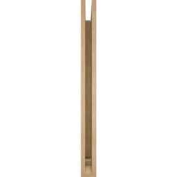 Ekena Millwork - BKTUR035X34X40THR01RCPR - Timberthane Faux Wood Thorton Style Bracket, Traditional Ends, 3 1/2"W x 34"D x 40"H, Primed Tan