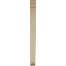 Ekena Millwork - BKTUR035X34X42THR01RCPR - Timberthane Faux Wood Thorton Style Bracket, Traditional Ends, 3 1/2"W x 34"D x 42"H, Primed Tan