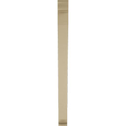 Ekena Millwork - BKTUR035X34X46THR01RCPR - Timberthane Faux Wood Thorton Style Bracket, Traditional Ends, 3 1/2"W x 34"D x 46"H, Primed Tan