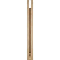 Ekena Millwork - BKTUR035X36X36THR01RCPR - Timberthane Faux Wood Thorton Style Bracket, Traditional Ends, 3 1/2"W x 36"D x 36"H, Primed Tan