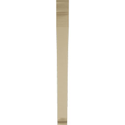 Ekena Millwork - BKTUR035X36X40THR01RCPR - Timberthane Faux Wood Thorton Style Bracket, Traditional Ends, 3 1/2"W x 36"D x 40"H, Primed Tan
