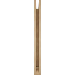 Ekena Millwork - BKTUR035X36X40THR01RCPR - Timberthane Faux Wood Thorton Style Bracket, Traditional Ends, 3 1/2"W x 36"D x 40"H, Primed Tan