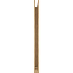 Ekena Millwork - BKTUR035X36X48THR01RCPR - Timberthane Faux Wood Thorton Style Bracket, Traditional Ends, 3 1/2"W x 36"D x 48"H, Primed Tan