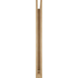 Ekena Millwork - BKTUR035X38X42THR01RCPR - Timberthane Faux Wood Thorton Style Bracket, Traditional Ends, 3 1/2"W x 38"D x 42"H, Primed Tan