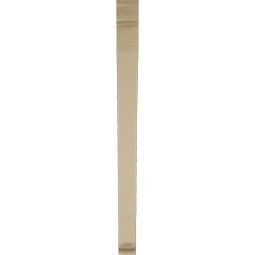 Ekena Millwork - BKTUR035X38X46THR01RCPR - Timberthane Faux Wood Thorton Style Bracket, Traditional Ends, 3 1/2"W x 38"D x 46"H, Primed Tan