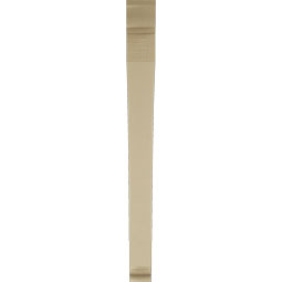 Ekena Millwork - BKTUR035X40X40THR01RCPR - Timberthane Faux Wood Thorton Style Bracket, Traditional Ends, 3 1/2"W x 40"D x 40"H, Primed Tan