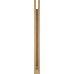 Ekena Millwork - BKTUR035X40X40THR01RCPR - Timberthane Faux Wood Thorton Style Bracket, Traditional Ends, 3 1/2"W x 40"D x 40"H, Primed Tan