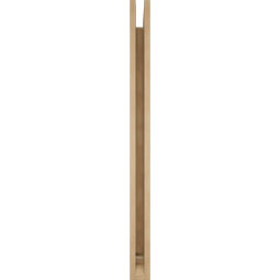 Ekena Millwork - BKTUR035X40X48THR01RCPR - Timberthane Faux Wood Thorton Style Bracket, Traditional Ends, 3 1/2"W x 40"D x 48"H, Primed Tan
