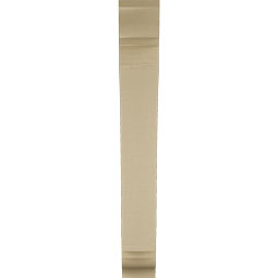 Ekena Millwork - BKTUR055X30X42THR01RCPR - Timberthane Faux Wood Thorton Style Bracket, Traditional Ends, 5 1/2"W x 30"D x 42"H, Primed Tan