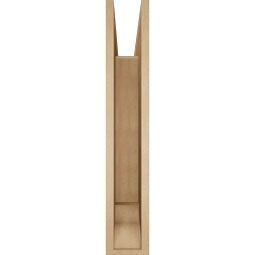 Ekena Millwork - BKTUR055X32X32THR01RCPR - Timberthane Faux Wood Thorton Style Bracket, Traditional Ends, 5 1/2"W x 32"D x 32"H, Primed Tan