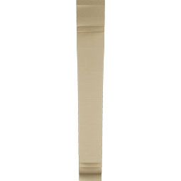 Ekena Millwork - BKTUR055X32X40THR01RCPR - Timberthane Faux Wood Thorton Style Bracket, Traditional Ends, 5 1/2"W x 32"D x 40"H, Primed Tan