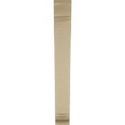 Ekena Millwork - BKTUR055X32X44THR01RCPR - Timberthane Faux Wood Thorton Style Bracket, Traditional Ends, 5 1/2"W x 32"D x 44"H, Primed Tan