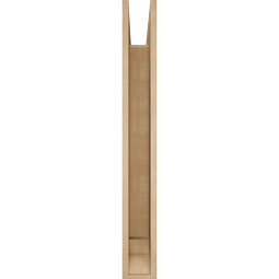 Ekena Millwork - BKTUR055X32X44THR01RCPR - Timberthane Faux Wood Thorton Style Bracket, Traditional Ends, 5 1/2"W x 32"D x 44"H, Primed Tan