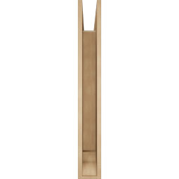 Ekena Millwork - BKTUR055X36X42THR01RCPR - Timberthane Faux Wood Thorton Style Bracket, Traditional Ends, 5 1/2"W x 36"D x 42"H, Primed Tan