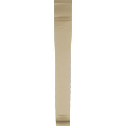 Ekena Millwork - BKTUR055X36X44THR01RCPR - Timberthane Faux Wood Thorton Style Bracket, Traditional Ends, 5 1/2"W x 36"D x 44"H, Primed Tan