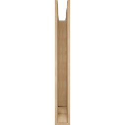 Ekena Millwork - BKTUR055X36X44THR01RCPR - Timberthane Faux Wood Thorton Style Bracket, Traditional Ends, 5 1/2"W x 36"D x 44"H, Primed Tan