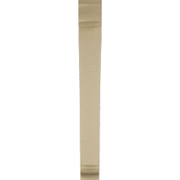 Ekena Millwork - BKTUR055X36X48THR01RCPR - Timberthane Faux Wood Thorton Style Bracket, Traditional Ends, 5 1/2"W x 36"D x 48"H, Primed Tan