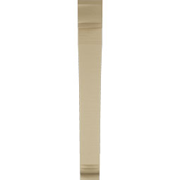Ekena Millwork - BKTUR055X38X46THR01RCPR - Timberthane Faux Wood Thorton Style Bracket, Traditional Ends, 5 1/2"W x 38"D x 46"H, Primed Tan