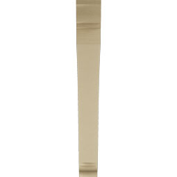 Ekena Millwork - BKTUR055X46X46THR01RCPR - Timberthane Faux Wood Thorton Style Bracket, Traditional Ends, 5 1/2"W x 46"D x 46"H, Primed Tan