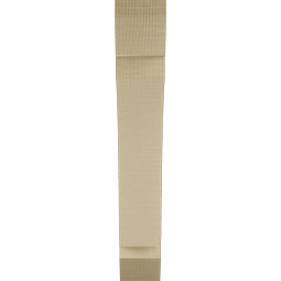 Ekena Millwork - BKTUR035X18X22THR06RCPR - Timberthane Faux Wood Thorton Style Bracket, Slat Ends, 3 1/2"W x 18"D x 22"H, Primed Tan