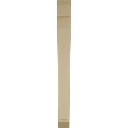 Ekena Millwork - BKTUR035X30X36THR06RCPR - Timberthane Faux Wood Thorton Style Bracket, Slat Ends, 3 1/2"W x 30"D x 36"H, Primed Tan