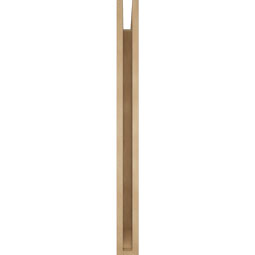 Ekena Millwork - BKTUR035X34X40THR06RCPR - Timberthane Faux Wood Thorton Style Bracket, Slat Ends, 3 1/2"W x 34"D x 40"H, Primed Tan