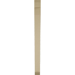 Ekena Millwork - BKTUR035X34X46THR06RCPR - Timberthane Faux Wood Thorton Style Bracket, Slat Ends, 3 1/2"W x 34"D x 46"H, Primed Tan