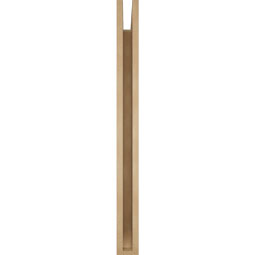 Ekena Millwork - BKTUR035X36X40THR06RCPR - Timberthane Faux Wood Thorton Style Bracket, Slat Ends, 3 1/2"W x 36"D x 40"H, Primed Tan