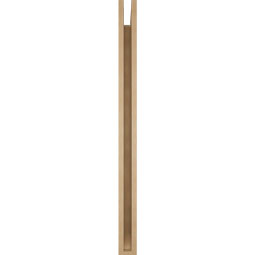 Ekena Millwork - BKTUR035X42X48THR06RCPR - Timberthane Faux Wood Thorton Style Bracket, Slat Ends, 3 1/2"W x 42"D x 48"H, Primed Tan