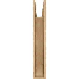 Ekena Millwork - BKTUR055X24X32THR06RCPR - Timberthane Faux Wood Thorton Style Bracket, Slat Ends, 5 1/2"W x 24"D x 32"H, Primed Tan