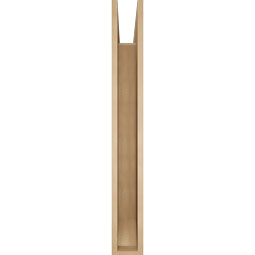 Ekena Millwork - BKTUR055X44X44THR06RCPR - Timberthane Faux Wood Thorton Style Bracket, Slat Ends, 5 1/2"W x 44"D x 44"H, Primed Tan