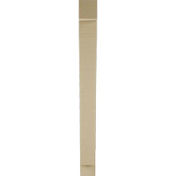 Ekena Millwork - BKTUR035X26X38THR05RCPR - Timberthane Faux Wood Thorton Style Bracket, Block Ends, 3 1/2"W x 26"D x 38"H, Primed Tan