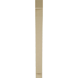 Ekena Millwork - BKTUR035X28X40THR05RCPR - Timberthane Faux Wood Thorton Style Bracket, Block Ends, 3 1/2"W x 28"D x 40"H, Primed Tan